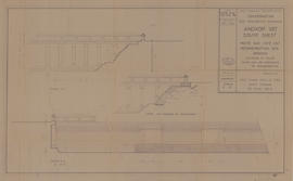 Angkor Vat - Douve O: reconstruction des gradins (Coupe, Élévation).