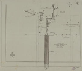 Angkor Thom - angle SO: fouilles VG (Élévation, Plan).