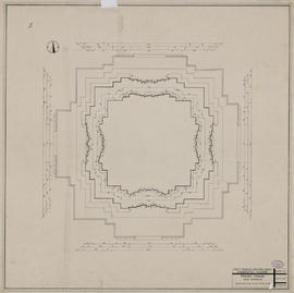 Pr. Kravanh - tour 1, 3e et 4e faux-étage, plan de restitution (Plan).