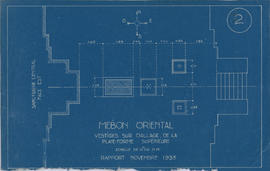 Mebon Oriental - Sanctuaire central, face E: vestiges (Plan).