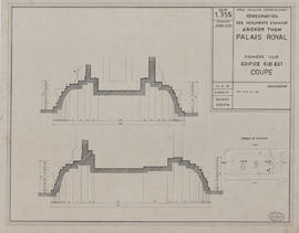 Palais Royal - cour I, éd. SE (Coupe).