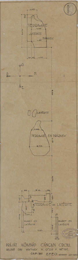 Pr. Komnap Cangan Crou - vestiges (Plan).