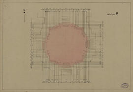 Baksei Chamkrong - tour centrale: bases, plan coté (Plan).