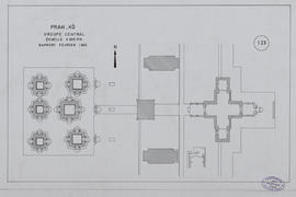 Prah Ko - 1e enc., groupe central (Plan).