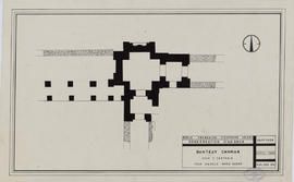 Banteay Chmar - 1e enc., cour I centrale, tour NO (Plan).