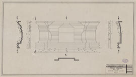 Pr. Kravanh - tour 3/S, 2e faux-étage: face E, restitution (Élévation).