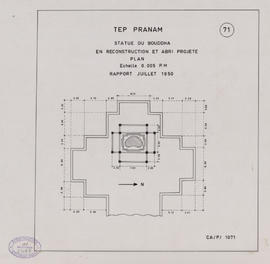 Tep Pranam - projet abri du Buddha (Plan).