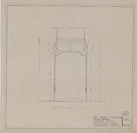 Pr. Kravanh - tour 1, partie O: volume des reliefs à éclairer (Coupe).