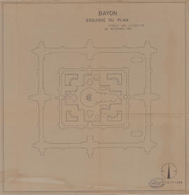 Bayon - Esquisse du plan d'ensemble (Plan).