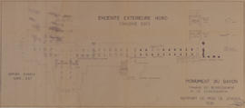 Bayon - 3e enc., gal. NE, (travaux de consolidation) (Plan).