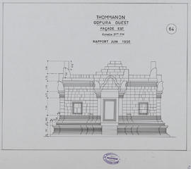 Thommanon - G I/O: face E (Élévation).