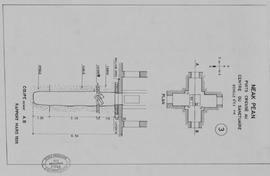 Neak Pean - tour centrale: puits creusé au centre (Coupe, Plan).
