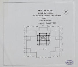 Tep Pranam - projet abri du Buddha (Plan).