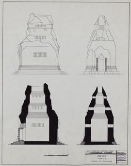 Pre Rup - 1e enc., biblio. SE (éd. C2) (Coupe, Élévation).