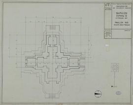 Baphuon - G V/E, aile S: état avant travaux (Plan).