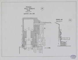 Pr. Prei Khmeng - tour centrale (Plan).