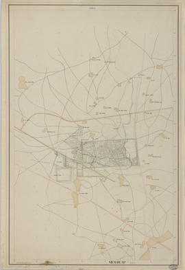 Siem Reap - partie O: plan topographique (Plan).