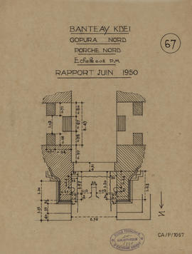 Bantay Kdei - G I/N, porche N (Plan).