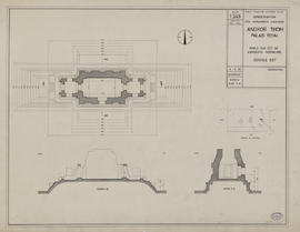 Angkor Thom, Palais Royal - cour II, éd. E (Coupe).