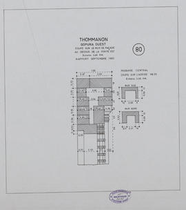 Thommanon - G I/O, porte E (Coupe).