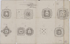 Bakong - 1e enc., vestiges N° 1 à 8 (Plan).