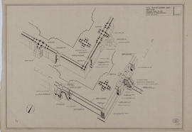 Baphuon - 3e enc., angle SE: dispositifs de reconstruction (Axonométrie).