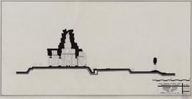 Prasat Chrung Sud Est - coupe EO (Coupe).