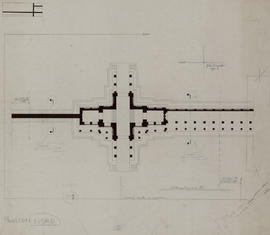 Angkor Vat - 4e enc., G IV/O, pavillon N (Plan).