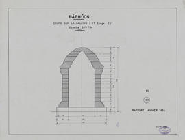 Baphuon - 2e enc., galerie E (Coupe).