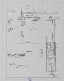 Prah Khan - 1e enc., quadrant SO: état après anastylose (Plan).
