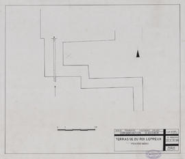 Terrasse du Roi Lépreux - perron N (Plan).