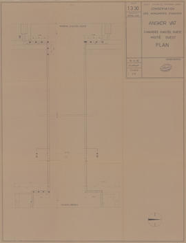 Angkor Vat - Chaussée d'accès O, moitié O (Plan).