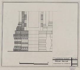 Preah Palilay - G I/E: soubassement (Élévation).