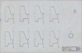 Sambor Prei Kuk - groupe S, mandapa: dalle de couverture (Coupe).