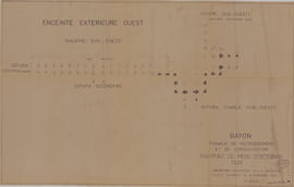 Bayon - 3e enc., gal. SO, (travaux de consolidation) (Plan).