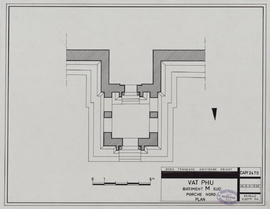 Vat Phu - éd.M/S, porche N, plan (Plan).