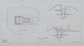 Pr. Prei Khmeng - fouilles (Coupe, Plan).