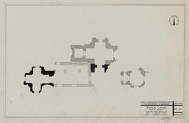 Banteay Chmar - 1e enc., cour I centrale, tour N (Plan).