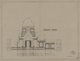 Baphuon - 2e enc., G II/N: face N (Élévation).