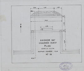 Angkor Vat - chaussée ext. O (Plan).