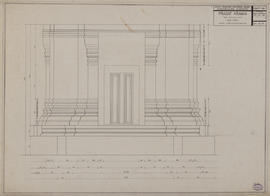 Pr. Kravanh - tour 2/N: face O, relevée après reconstruction (Élévation).