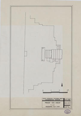 Prasat Sâk Krâop - dégagement 1e état (Plan).