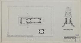 Prea Khan de Kg Svay - Pr. Beng Crè 180 (Élévation, Plan).