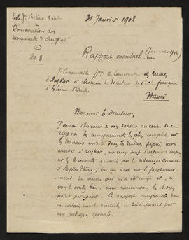 Janvier manuscrit
