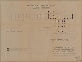 Bayon - 3e enc., gal. NE, (travaux de consolidation) (Plan).