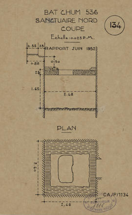 Bat Chum - tour N (Coupe, Plan).