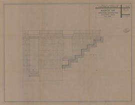 Angkor Vat - Chaussée ext. O, face N (Coupe).