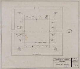 Bakong - 1e enc.: implantation des tours (Plan).