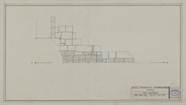 Pimay - 1e enc., tour centrale, avant-corps O, aile S: face N (Coupe).