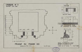 Phnom Dei - tour centrale (Détails Plan).